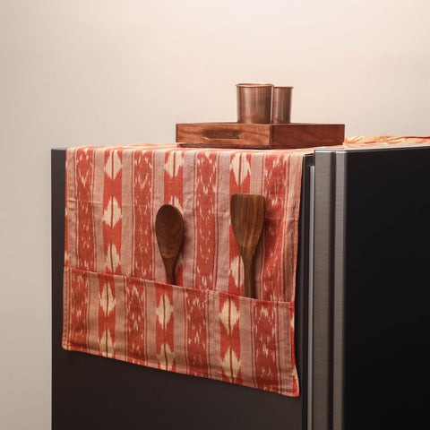 Handmade fridge top cover with multiple pockets 21