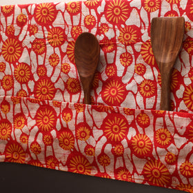 Handmade fridge top cover with multiple pockets 49