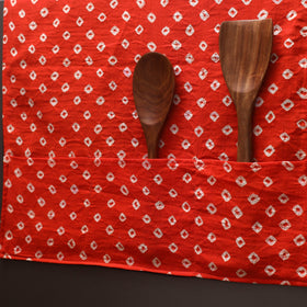 Handmade fridge top cover with multiple pockets 78
