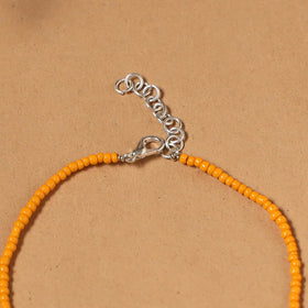 Handmade gs bead work anklet 03 - handcrafted