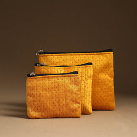  Handmade Mashru Silk Utility Pouch 35 