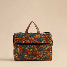  Orange Handmade Quilted Cotton Laptop Bag