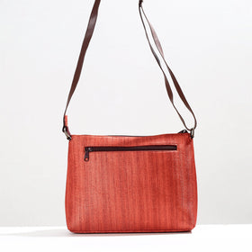  Handpainted Kalamkari Natural Dyed Ghicha Silk Sling Bag 