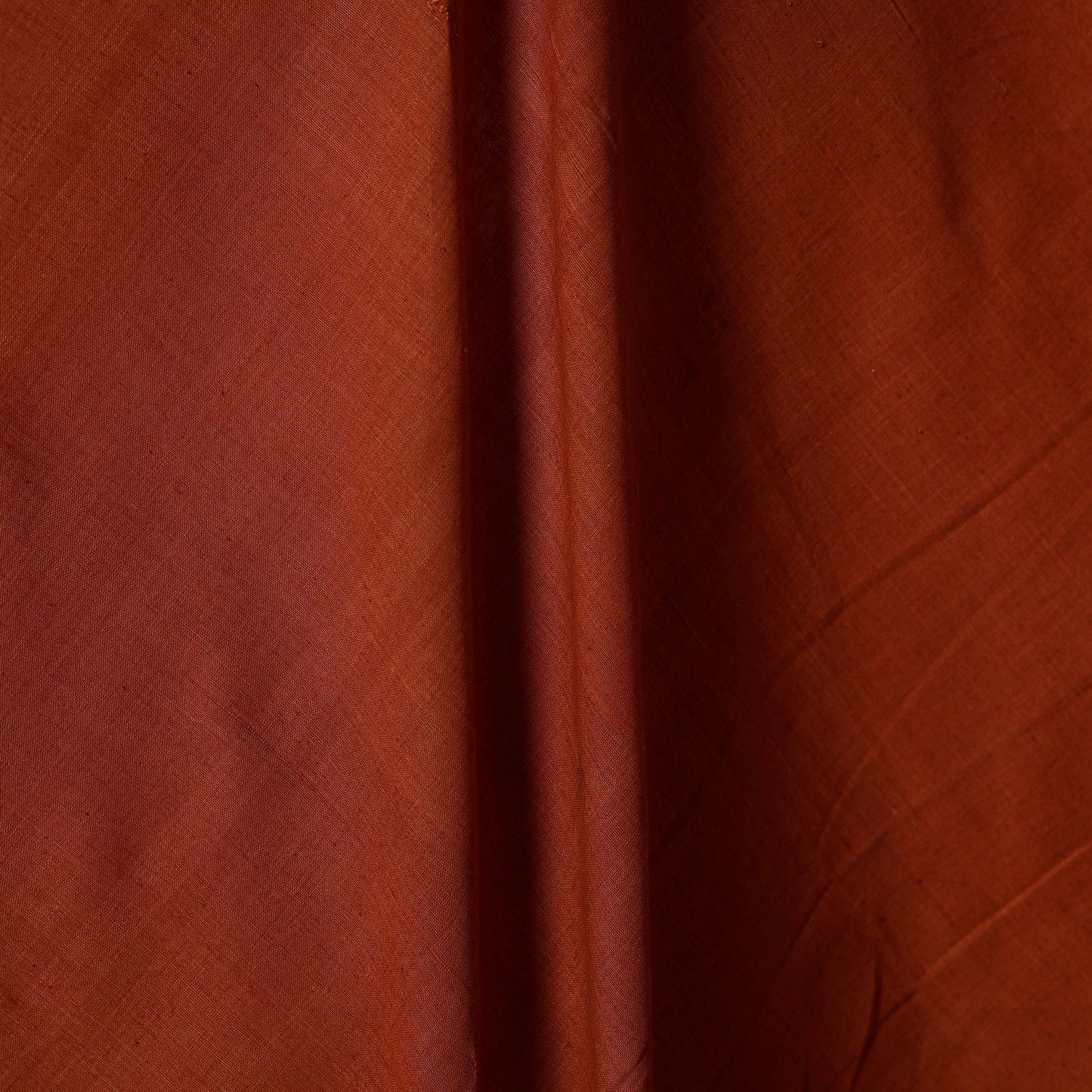 Orange - handspun handloom natural dyed cotton kora plain