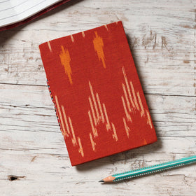  Ikat Fabric Cover Handmade Paper Notebook Online at iTokri.com