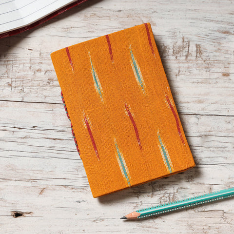 Buy Ikat Fabric Cover Handmade Paper Notebook Online at iTokri.com