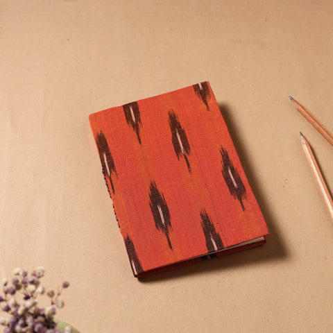  Ikat Fabric Cover Handmade Paper Notebook 