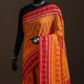 Ikat handloom cotton sambalpuri saree 05 - handcrafted