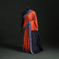 Ikat handloom cotton sambalpuri saree 20 - handcrafted