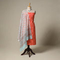 Jacquard cotton 2pc unstitched dress material
