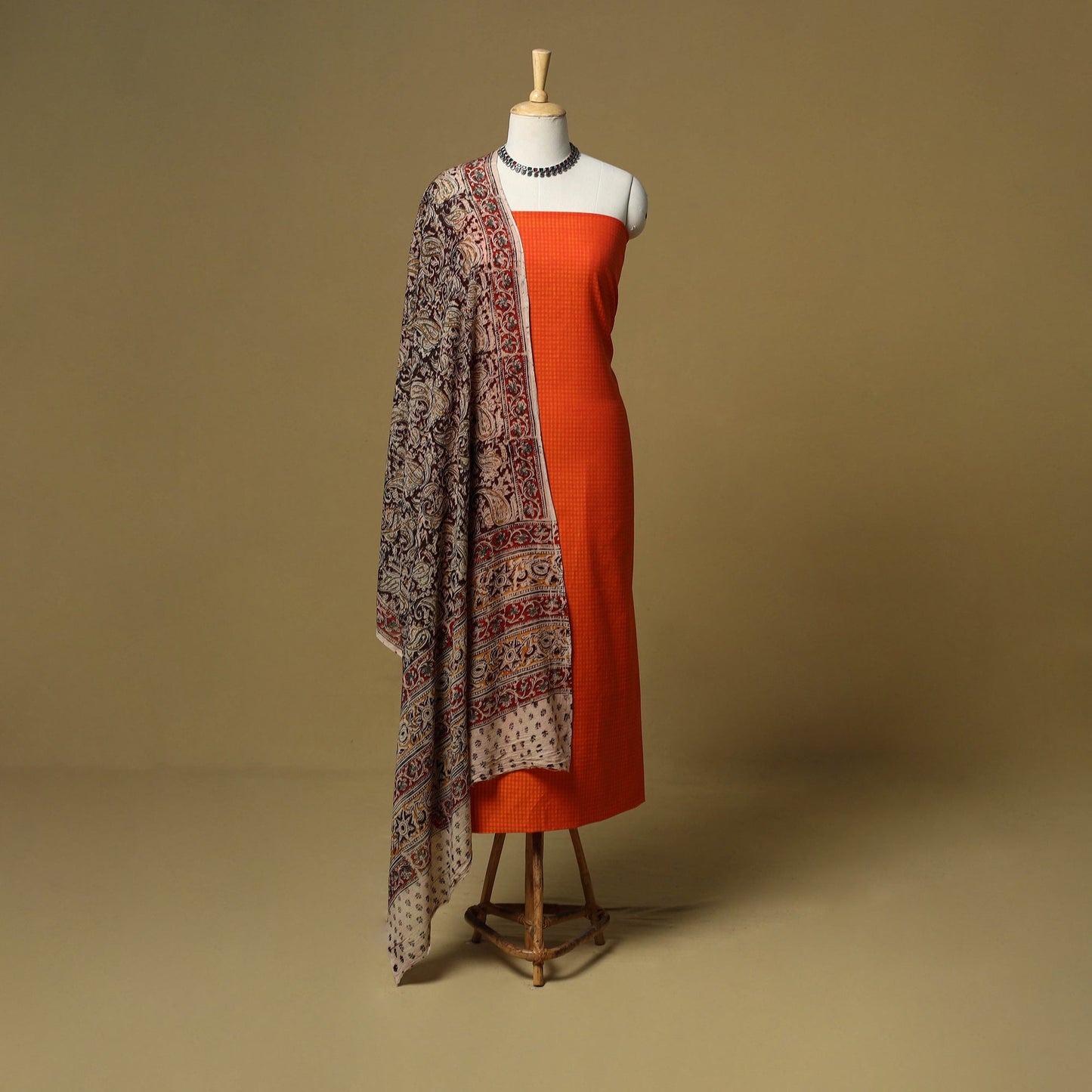 Jacquard cotton 3pc unstitched dress material 160