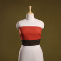 Jacquard cotton blouse piece 47 - handcrafted