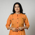 Buy Jacquard Cotton Long Kurta for Women