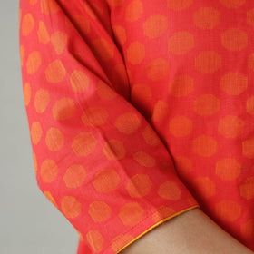  Jacquard Cotton Long Kurta for Women