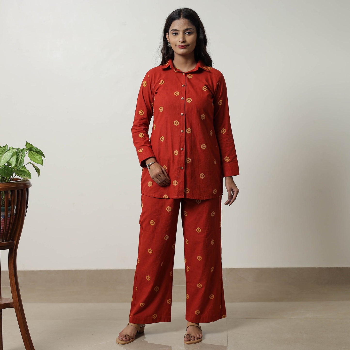  Jacquard Cotton Co-Ord Set 01 Online at iTokri.com