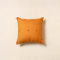 Orange - jacquard weave cotton cushion cover 63