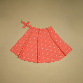 Jacquard weave cotton wrap around skirt 02 - handcrafted