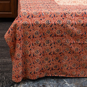 Kalamkari patchwork cotton bedsheet set 40 - handcrafted