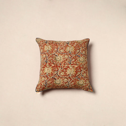 Kalamkari cotton cushion cover 32 - handcrafted