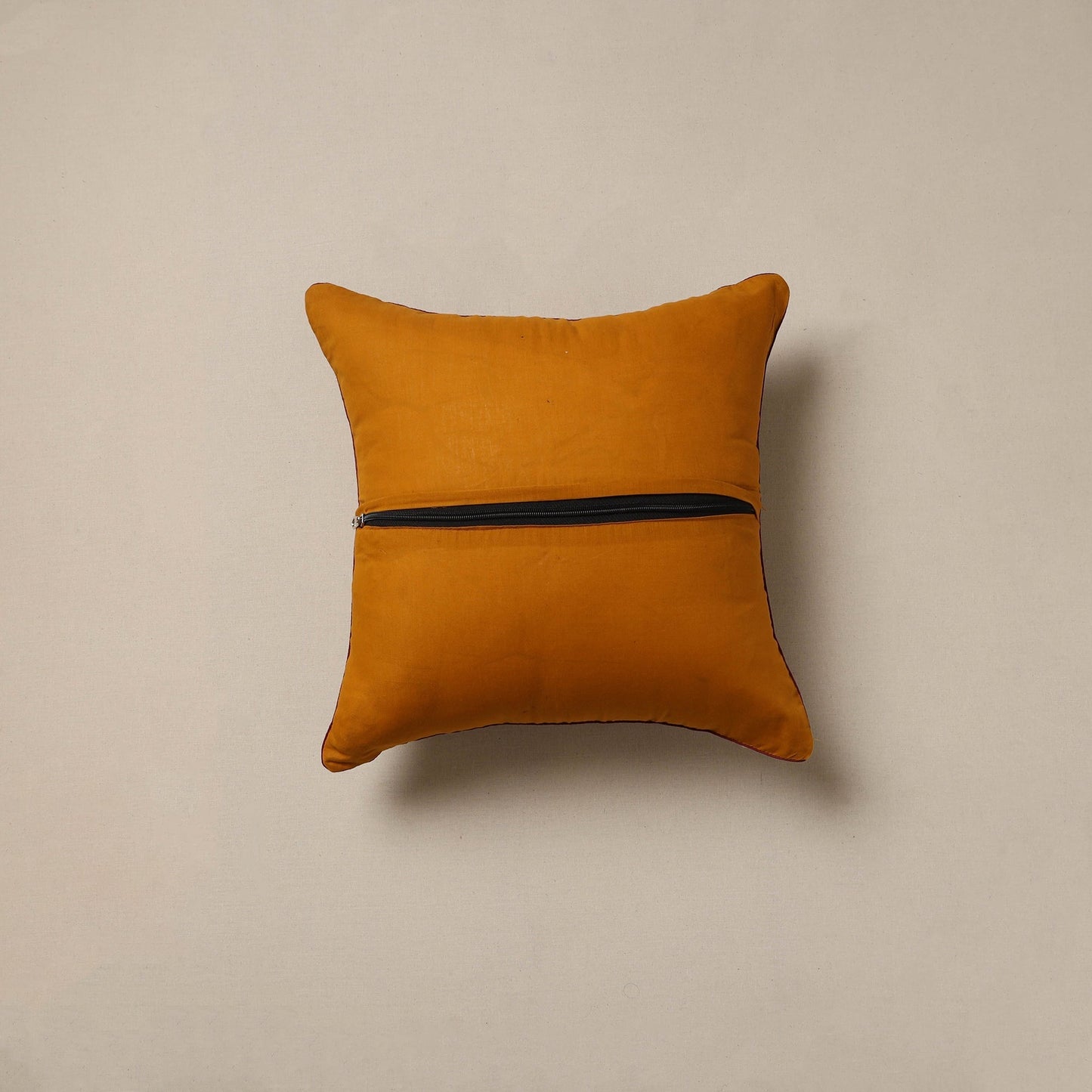 Hand kalamkari cushion cover 54 - handcrafted