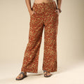 Buy Kalamkari Block Printed Cotton Elasticated Palazzo Online at iTokri.com