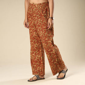 Buy Kalamkari Block Printed Cotton Elasticated Palazzo Online at iTokri.com