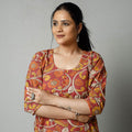  Kalamkari Printed Cotton Kurta For Women