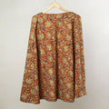 Buy Kalamkari Block Printed Cotton Wrap Around Skirt 15 Online at iTokri.com