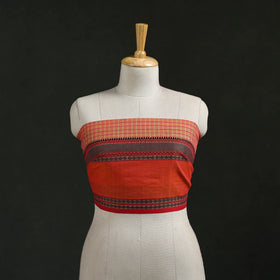 Kanchipuram cotton blouse piece 06 - handcrafted
