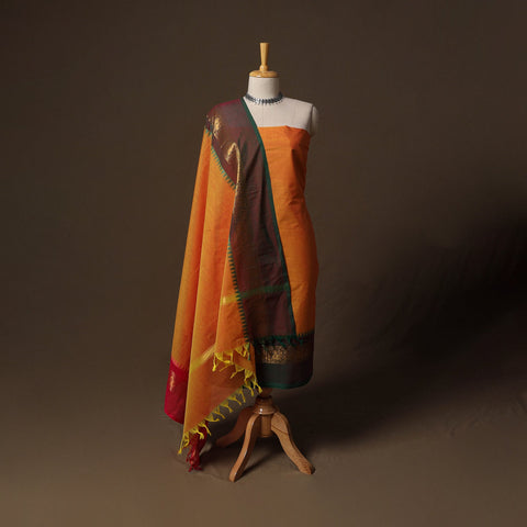 Kandangi chettinad cotton 2pc unstitched dress material 18