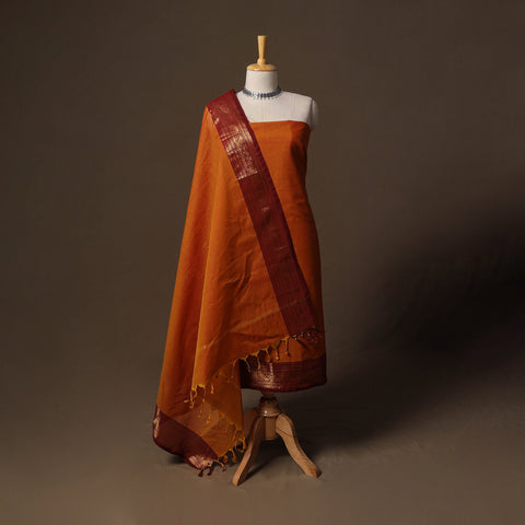 Kandangi chettinad cotton 2pc unstitched dress material 32