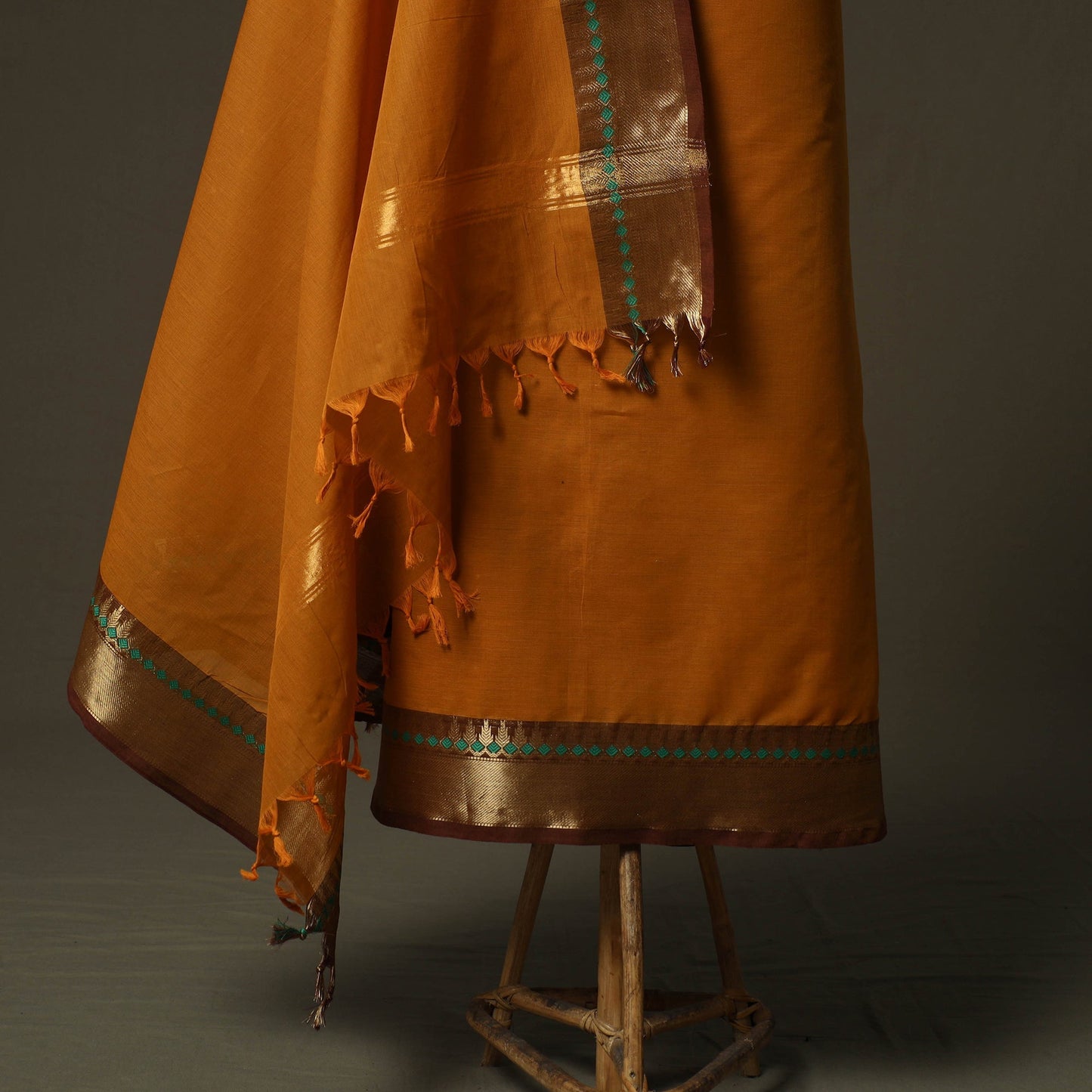 Kandangi chettinad cotton 2pc unstitched dress material 37