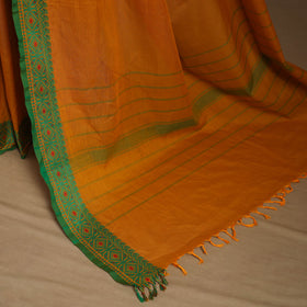 Orange - kandangi chettinad cotton saree with border 42