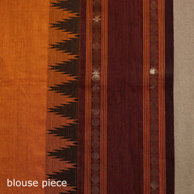 Orange - kandangi chettinad cotton saree with border 64