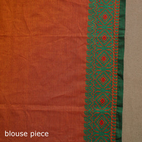 Orange - kandangi chettinad cotton saree with border 88