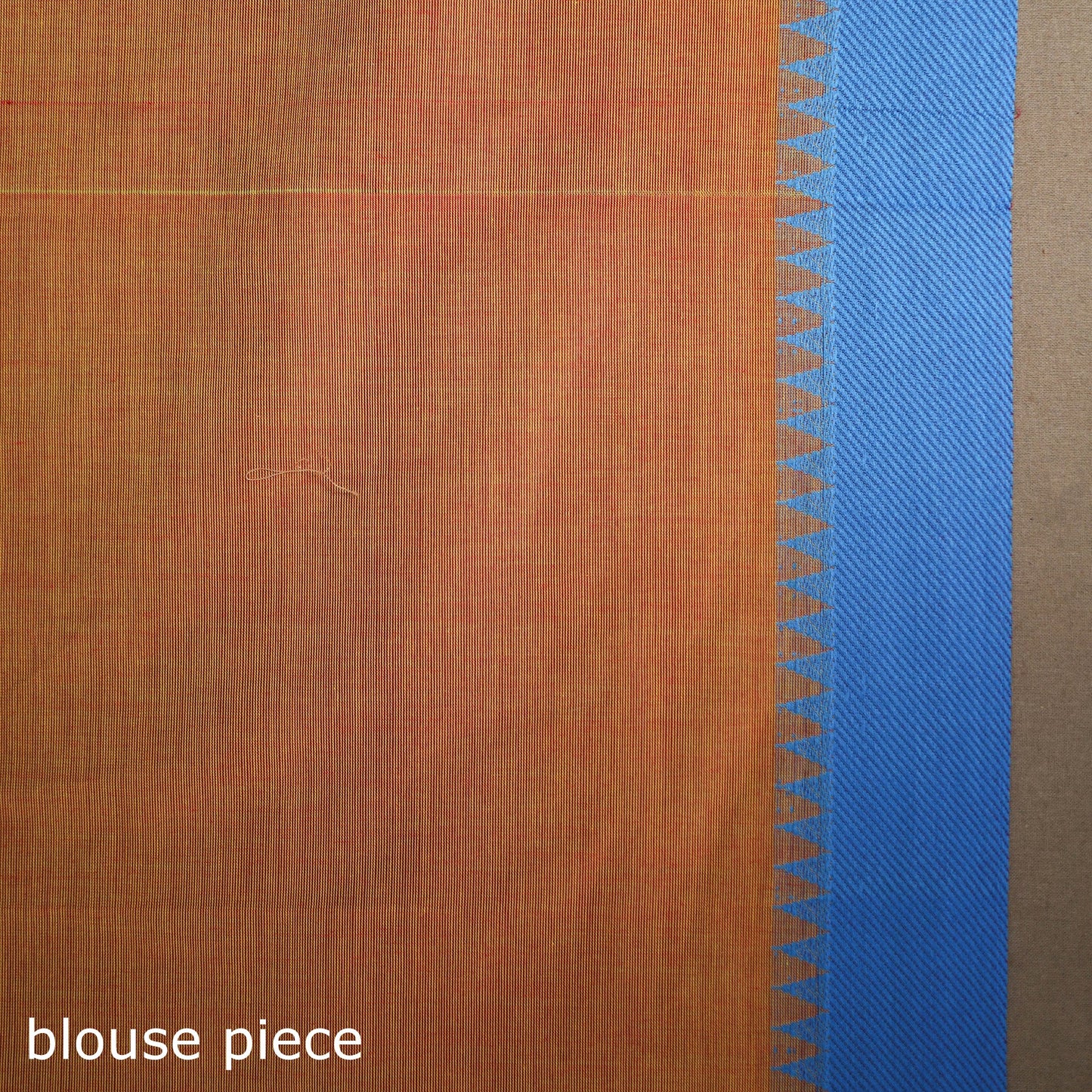 Orange - kandangi chettinad cotton saree with border 95