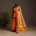 Orange - kandangi chettinad cotton saree with border 98