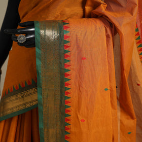 Orange - kandangi thread buti chettinad cotton saree
