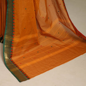 Orange - kandangi thread buti chettinad cotton saree