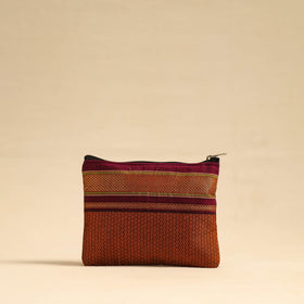  Orange Khun Fabric Quilted Cotton Utility Pouch