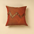  Orange Khun Weave Cotton Cushion Cover (16 x 16 in)