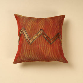  Orange Khun Weave Cotton Cushion Cover (16 x 16 in)