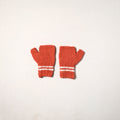 Orange - kullu karishma hand knitted merino wool gloves