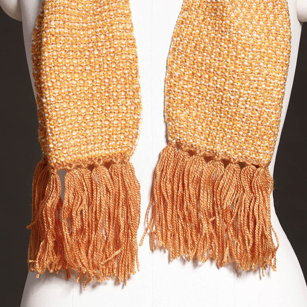  Kumaun Hand Knitted Woolen Muffler (90 in) 