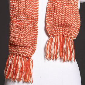  Kumaun Hand Knitted Woolen Muffler with Pockets 