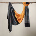  Kutch Bandhani Tie-Dye Ajrakh Block Printed Modal Silk Stole Online at iTokri.com