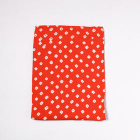  Kutch Bandhani Tie-Dye Satin Cotton Precut Fabric 68 