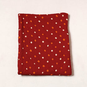  Kutch Bandhani Tie-Dye Satin Cotton Precut Fabric 