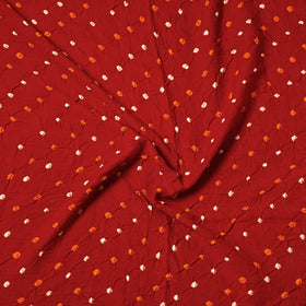  Kutch Bandhani Tie-Dye Satin Cotton Precut Fabric 