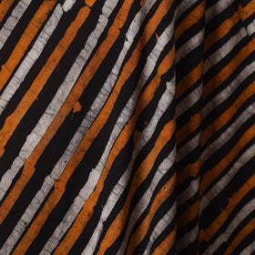 Orange - kutch batik cotton fabric 47 - handcrafted